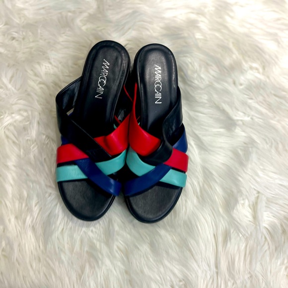 NEW Marc Cain Leather Wedges 80+% OFF! - Picture 3 of 3